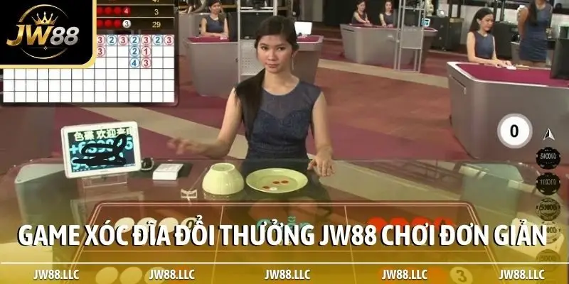 Game xóc đĩa đổi thưởng JW88 chơi đơn giản