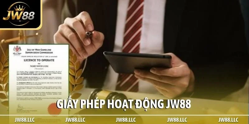 Giấy phép hoạt động JW88